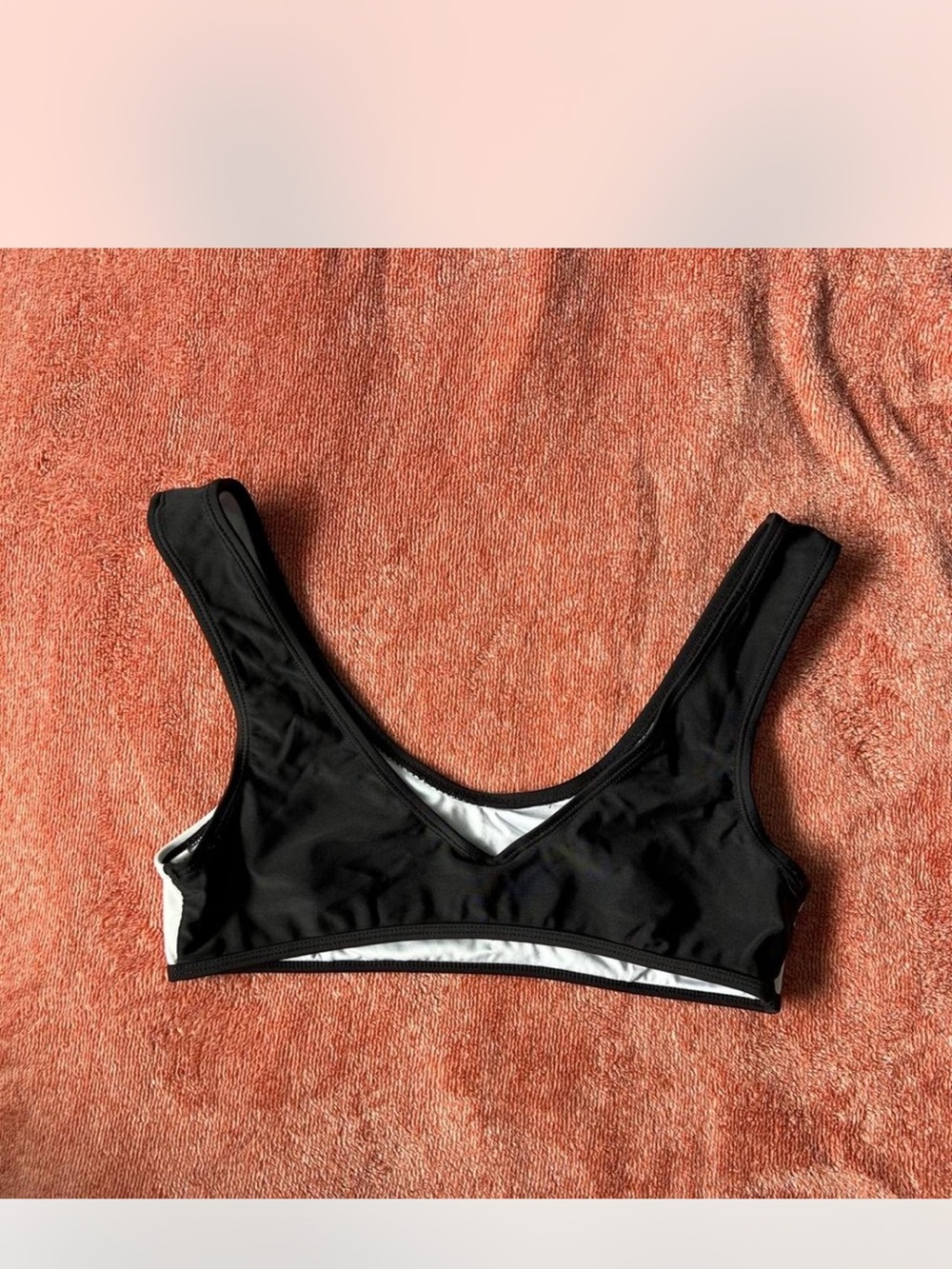 Black swim top with black accents - Women Intimates
